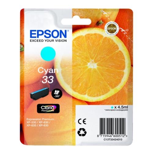 Epson Wkład atramentowy cyjan (C13T33424012 / 33)