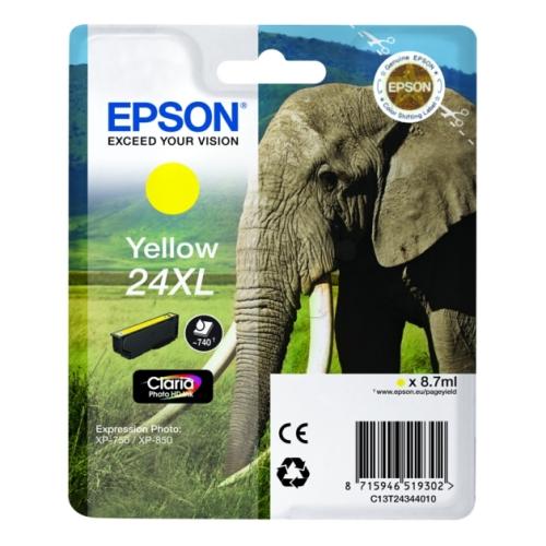 Epson Wkład atramentowy żółty (C13T24344012 / 24XL) (high capacity)