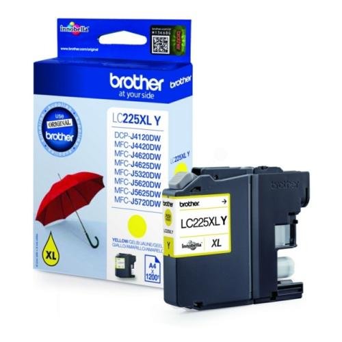 Brother Wkład atramentowy żółty (LC225XLY)