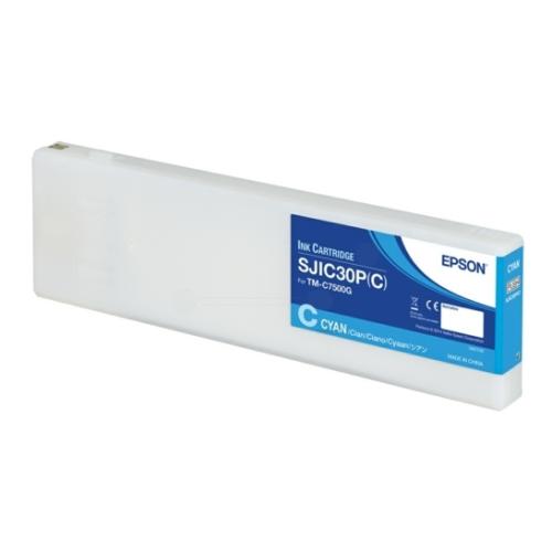 Epson Wkład atramentowy cyjan (C33S020640 / SJIC30PC)