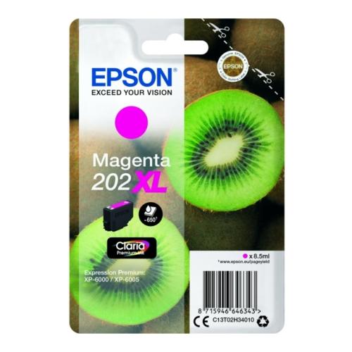 Epson Wkład atramentowy magenta (C13T02H34010 / 202XL) (high capacity)