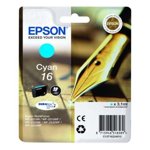 Epson Wkład atramentowy cyjan (C13T16224012 / 16)