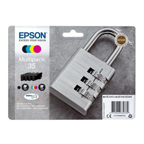 Epson Wkład atramentowy czarny / cyjan / magenta / żółty (C13T35864010 / 35) (multipack)