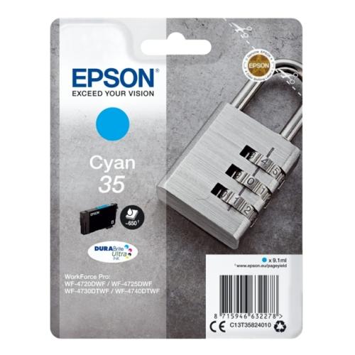 Epson Wkład atramentowy cyjan (C13T35824010 / 35)