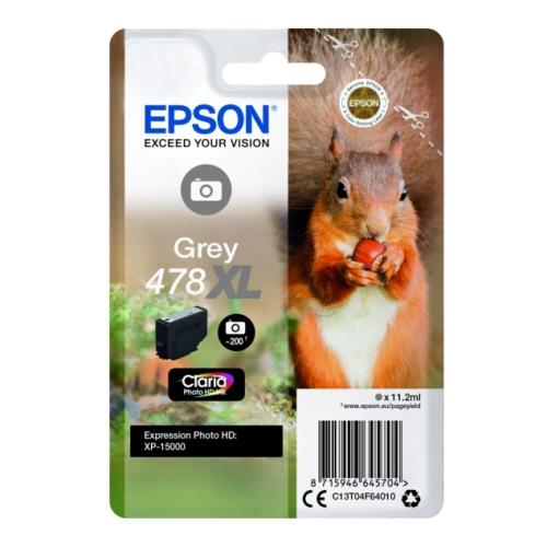 Epson Wkład atramentowy szary (C13T04F64010 / 478XL) (high capacity)