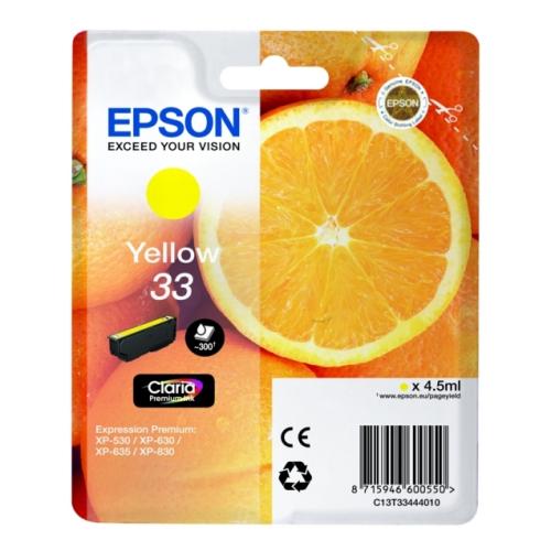 Epson Wkład atramentowy żółty (C13T33444012 / 33)
