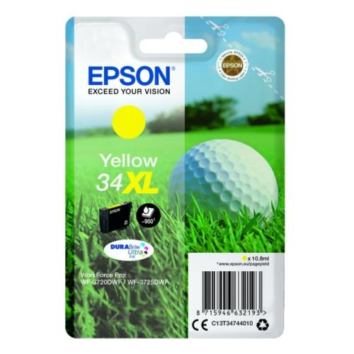 Epson Wkład atramentowy żółty (C13T34744010 / 34XL) (high capacity)
