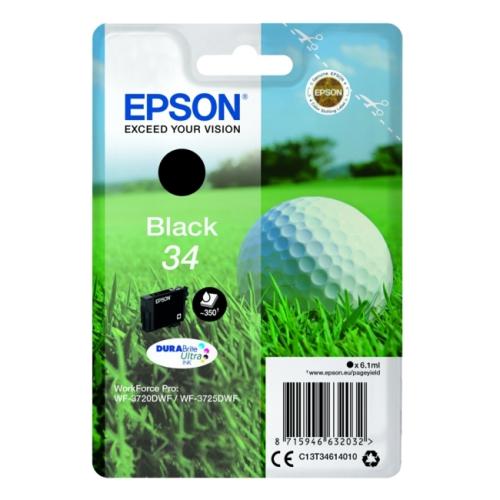 Epson Wkład atramentowy czarny (C13T34614010 / 34)