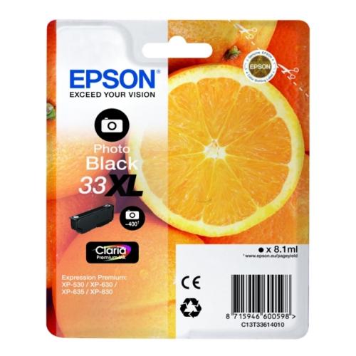 Epson Wkład atramentowy czarne zdjęcie (C13T33614012 / 33XL) (high capacity)