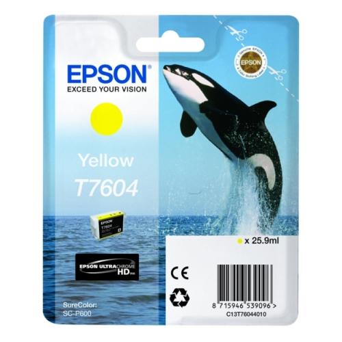 Epson Wkład atramentowy żółty (C13T76044010 / T7604)