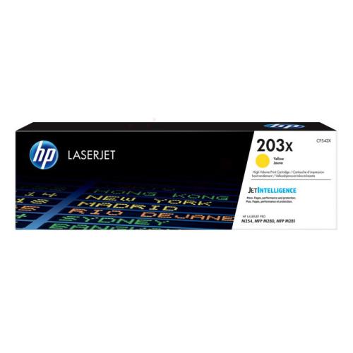 HP Toner żółty (CF542X / 203X) (high capacity)