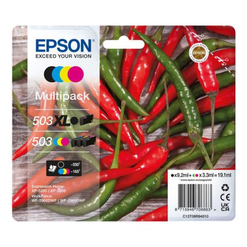 Epson Wkład atramentowy czarny / cyjan / magenta / żółty (C13T09R94010 / 503XL503) (multipack)
