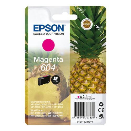 Epson Wkład atramentowy magenta (C13T10G34010 / 604)