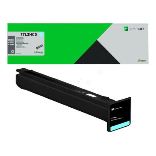 Lexmark Toner cyjan (77L2HC0 / 077L2HC0) (Return, high capacity)