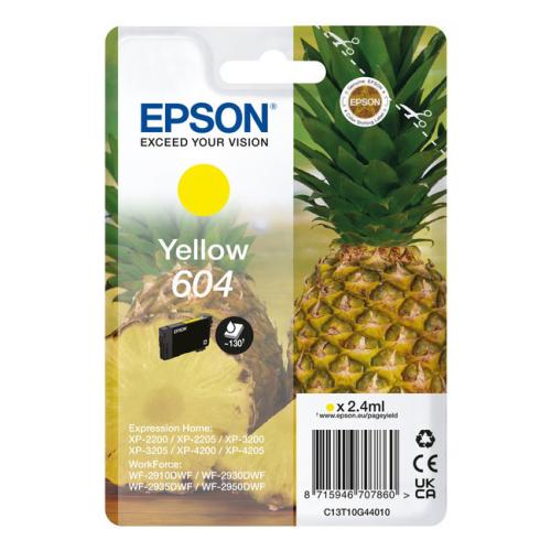 Epson Wkład atramentowy żółty (C13T10G44010 / 604)