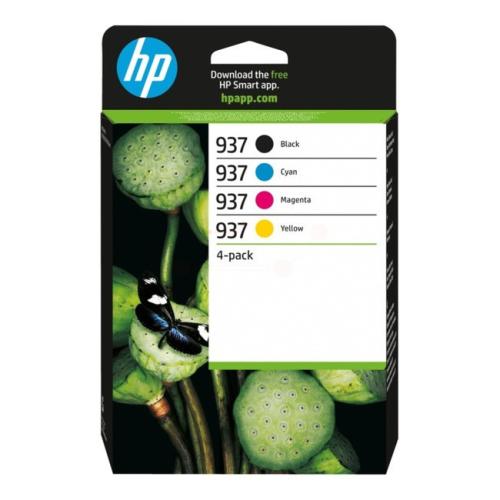 HP Wkład atramentowy czarny / cyjan / magenta / żółty (6C400NE / 937) (multipack)