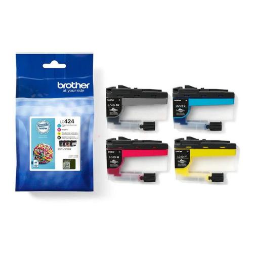 Brother Wkład atramentowy czarny / cyjan / magenta / żółty (LC424VAL) (multipack)