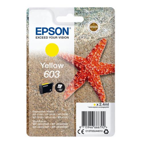 Epson Wkład atramentowy żółty (C13T03U44010 / 603)