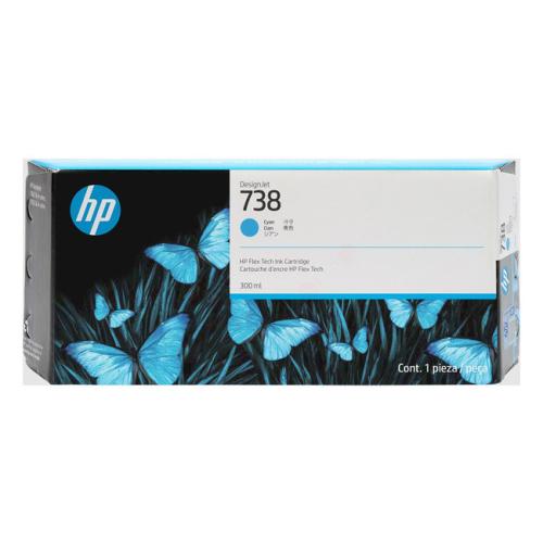 HP Wkład atramentowy cyjan (676M6A / 738)