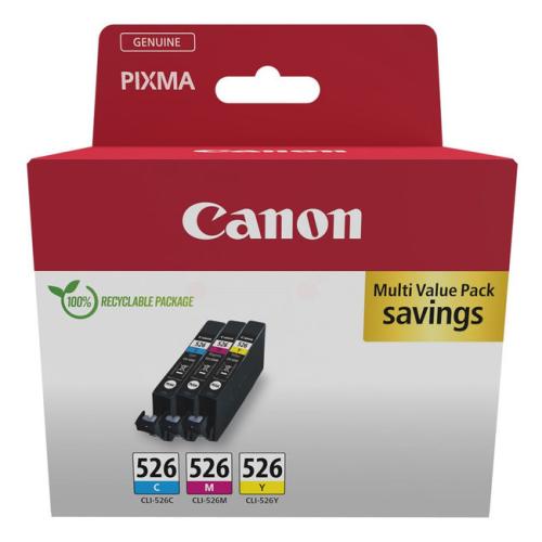 Canon Wkład atramentowy cyjan / magenta / żółty (4541B019 / CLI526) (multipack)
