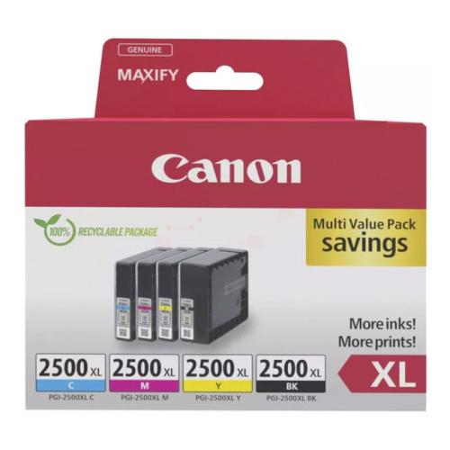 Canon Wkład atramentowy czarny / cyjan / magenta / żółty (9254B010 / PGI2500XLBKCMY) (multipack)