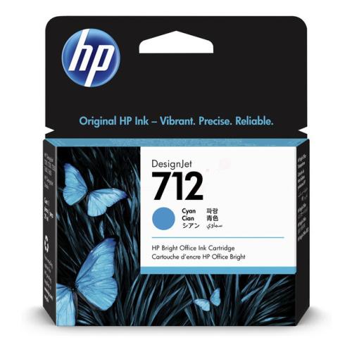 HP Wkład atramentowy cyjan (3ED67A / 712)