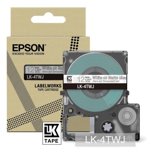 Epson Etykiety przezroczysty / biały (C53S672068 / LK4TWJ)