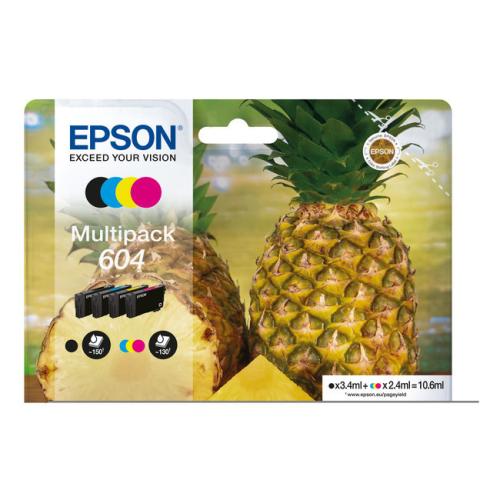 Epson Wkład atramentowy czarny / cyjan / magenta / żółty (C13T10G64010 / 604) (multipack)