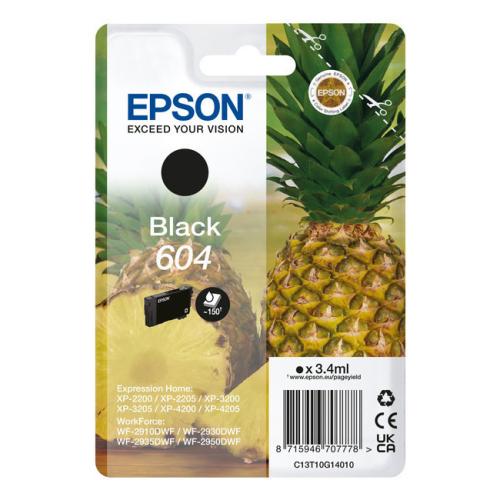 Epson Wkład atramentowy czarny (C13T10G14010 / 604)