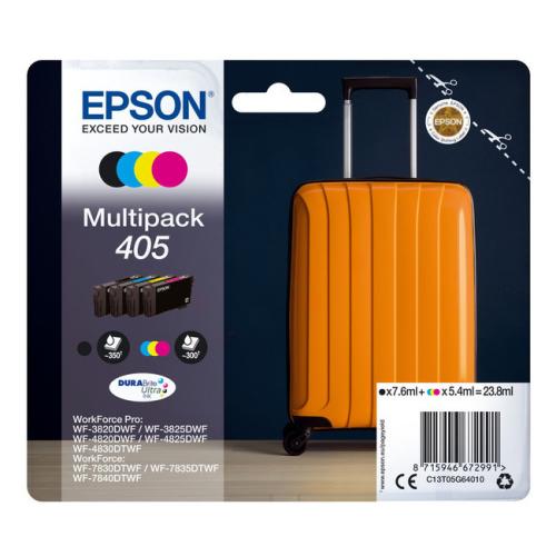 Epson Wkład atramentowy czarny / cyjan / magenta / żółty (C13T05G64010 / 405) (multipack)