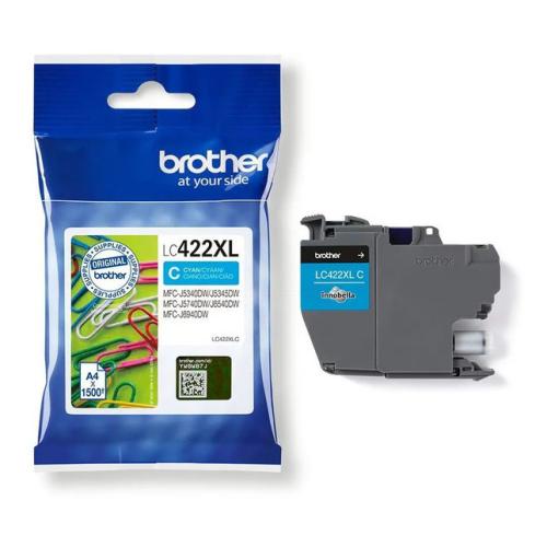 Brother Wkład atramentowy cyjan (LC422XLC) (high capacity)