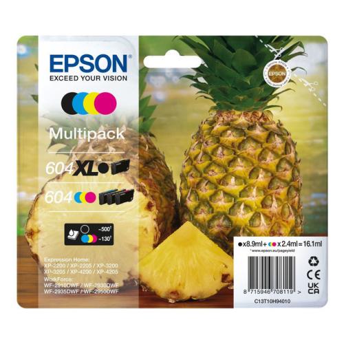 Epson Wkład atramentowy czarny / cyjan / magenta / żółty (C13T10H94010 / 604XL604) (multipack)