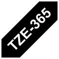 Brother Taśma do napisów biały na czarny (TZE365), 36mm, laminowany