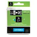 Dymo Etykiety biały na czarny (45811 / S0720910), 19mm, laminowany