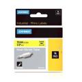 Dymo Rurka termokurczliwa czarny na żółty (18056 / S0718310), 12mm