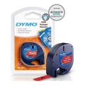 Dymo Taśma do napisów LetraTag czerwony (91203 / S0721630)