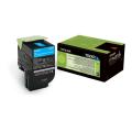 Lexmark Toner cyjan (70C2XC0 / 702XC) (Return, high capacity)