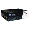 HP Toner cyjan / magenta / żółty (CF370AM / 305A) (multipack)