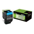 Lexmark Toner cyjan (80C2HC0 / 802HC) (Return)