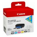 Canon Wkład atramentowy czarny / cyjan / magenta / żółty / szary (6496B005 / PGI550CLI551) (multipack)