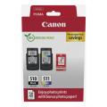 Canon Wkład atramentowy czarny / kolor (2970B017 / PG510+CL511) (Podwójne opakowanie, multipack)