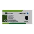 Lexmark Toner cyjan (24B7182 / 024B7182)