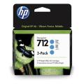 HP Wkład atramentowy cyjan (3ED77A / 712) (multipack)