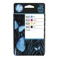 HP Wkład atramentowy czarny / cyjan / magenta / żółty (6ZC71AE / 932933) (multipack)