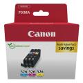 Canon Wkład atramentowy cyjan / magenta / żółty (4541B019 / CLI526) (multipack)