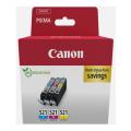 Canon Wkład atramentowy cyjan / magenta / żółty (2934B016 / CLI521) (multipack)