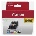 Canon Wkład atramentowy czarny / cyjan / magenta / żółty (6509B016 / CLI551) (multipack)